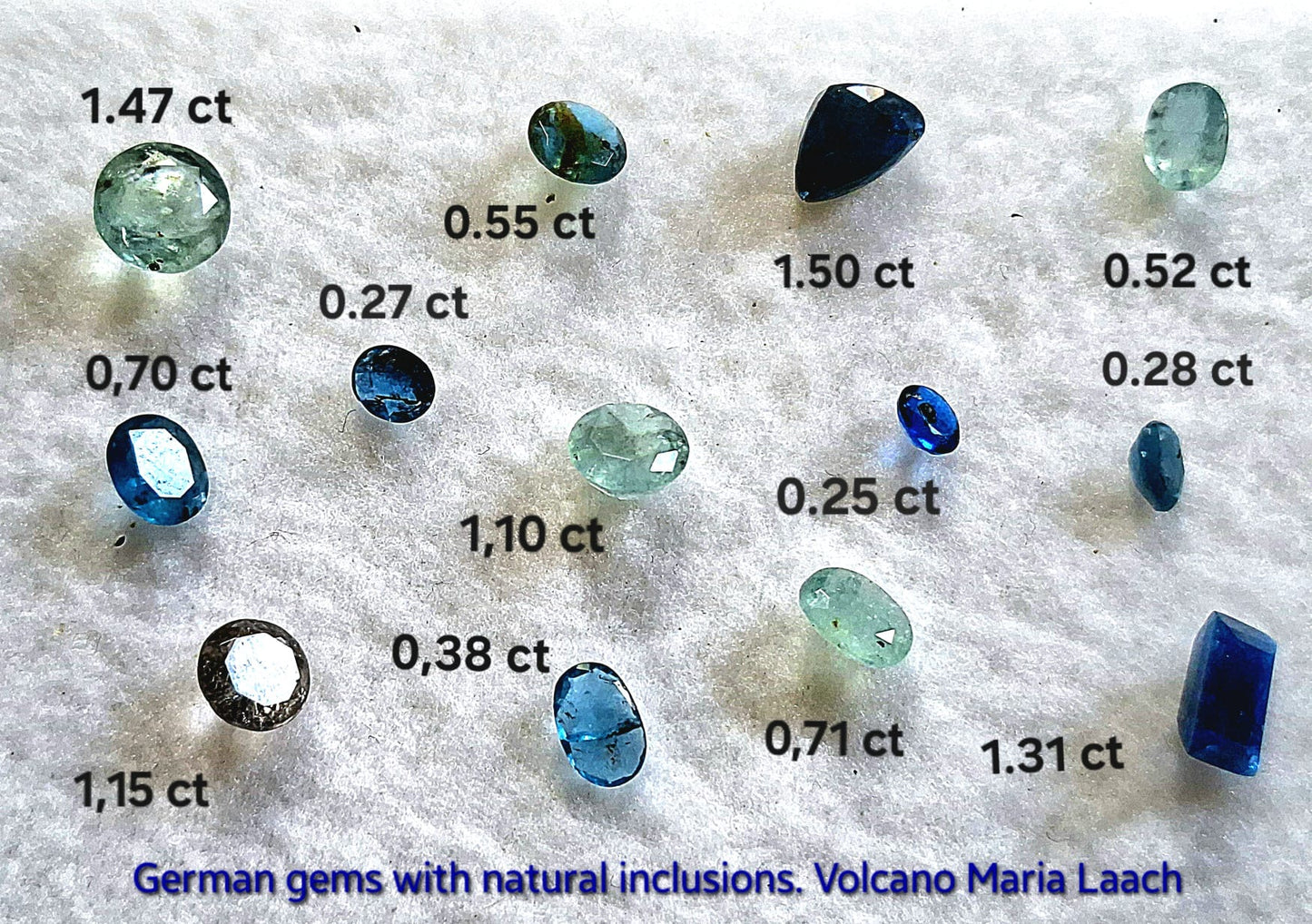 11.16 ct faceted Hauyne *less then 100€/ct*