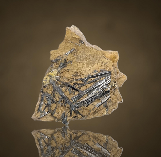 Stibnite - Sorgente Solfurea, Tuscany, Italy