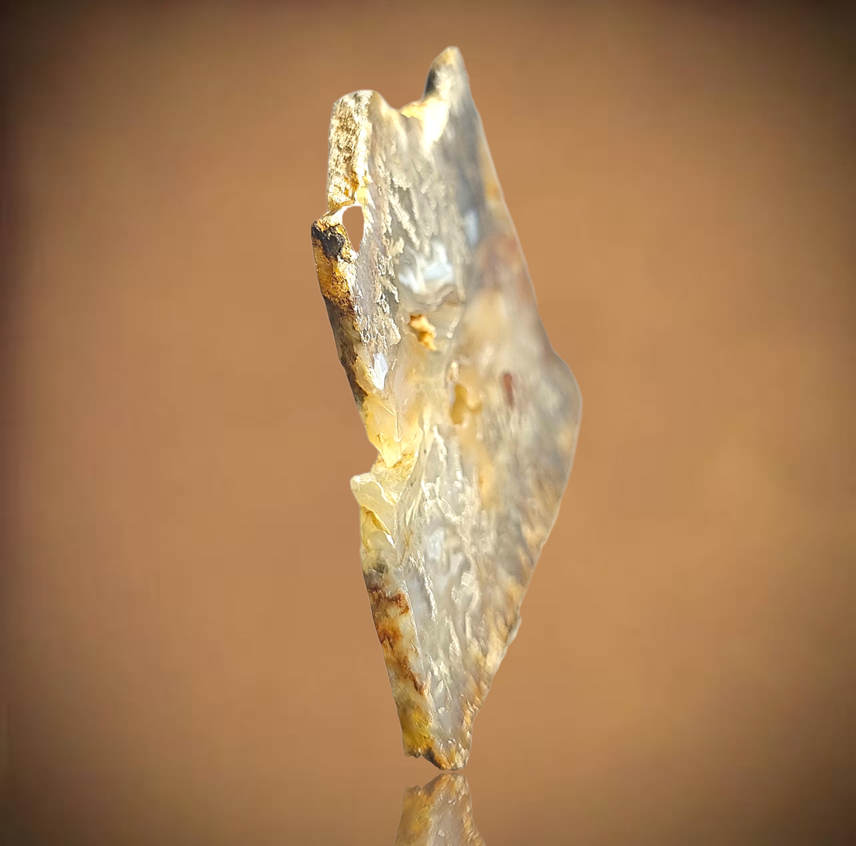 Native Arsenic, Realgar & Orpiment in Agate - Trent, Oregon