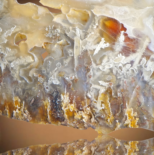 Native Arsenic, Realgar & Orpiment in Agate - Trent, Oregon