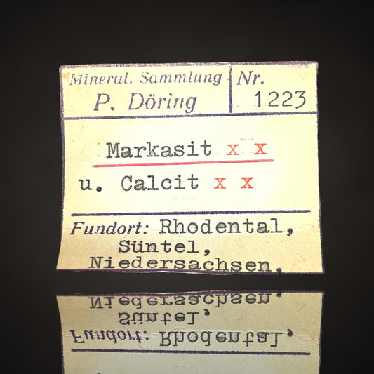 Calcit/e & Markasit/Marcasite - Rohden Quarry, Lower Saxony