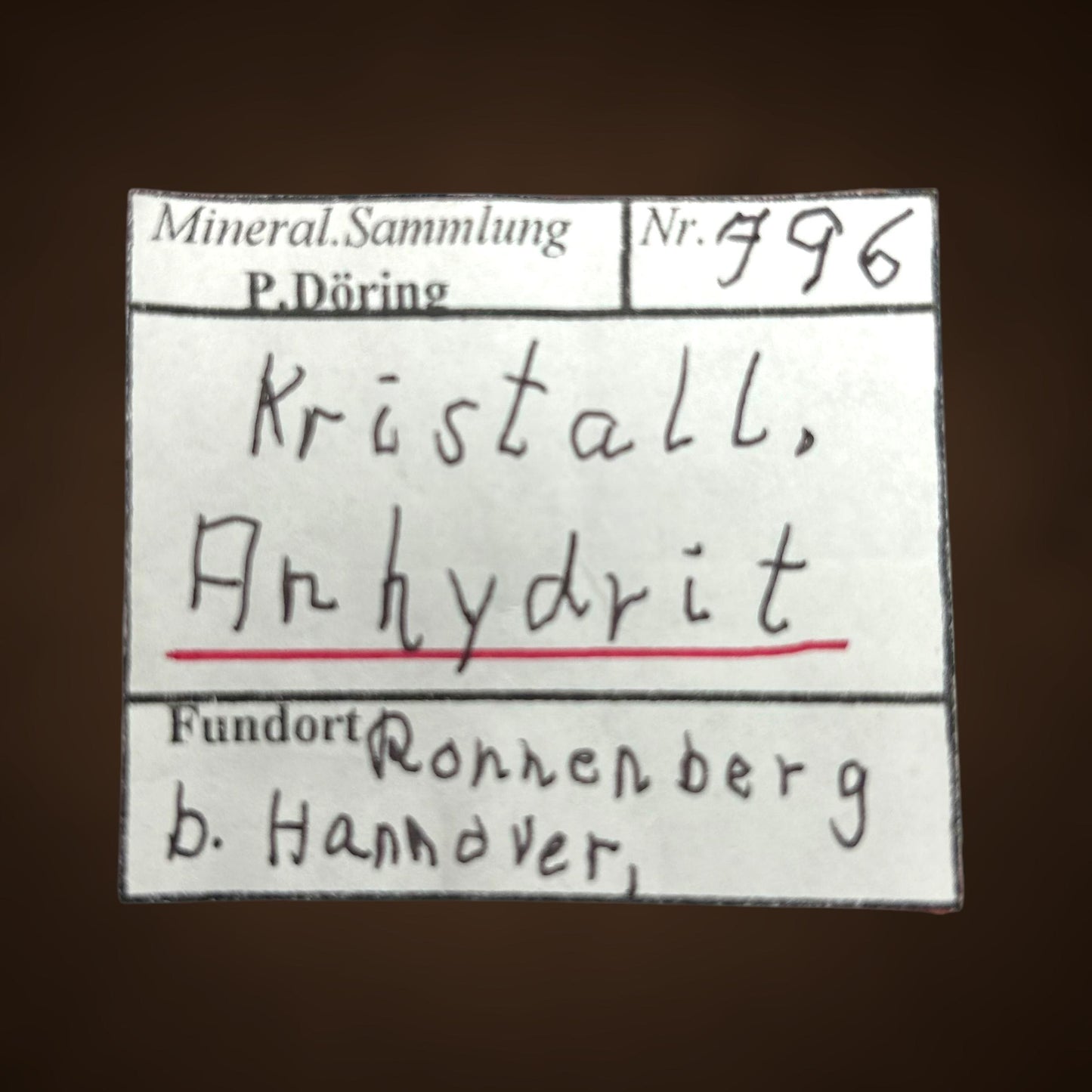 Anhydrit/e - Ronnenberg, Hannover Region