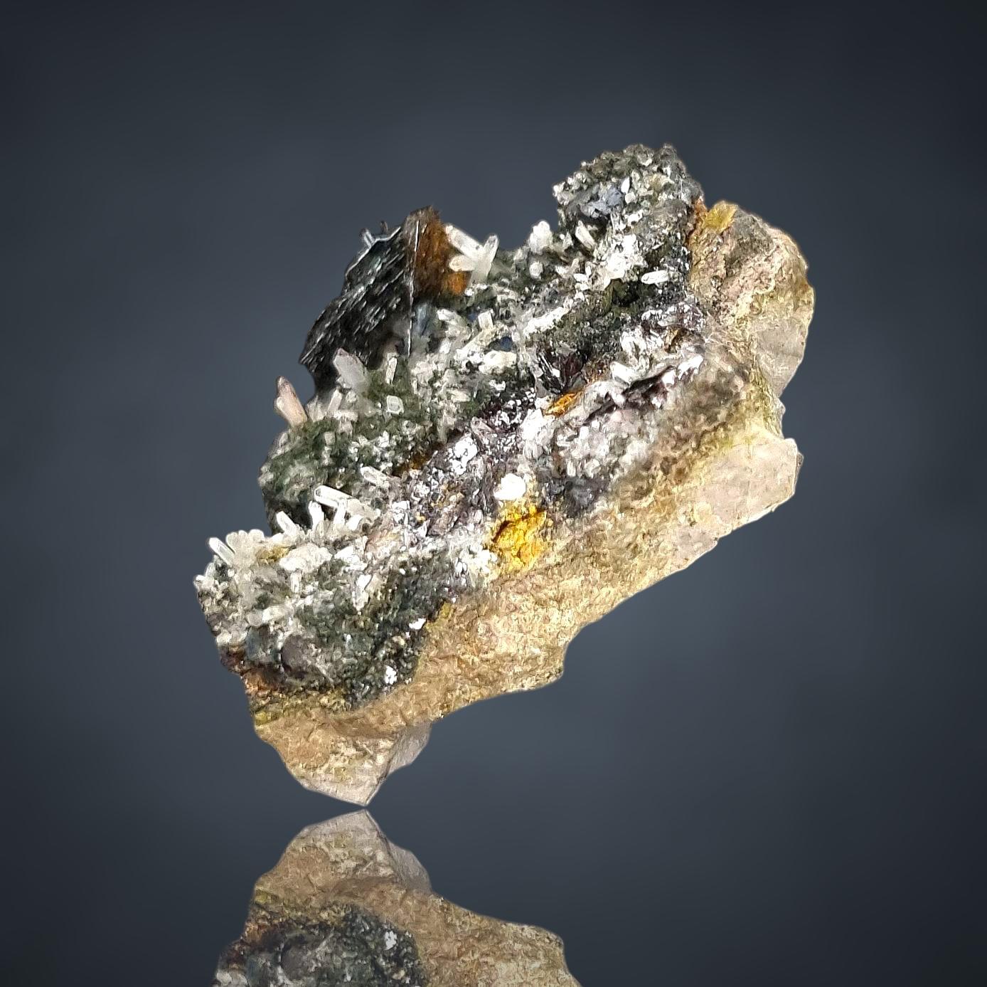Magnetit/e psm. HĂ€matit/Hematite Rose - Dashkesan, Azerbaijan