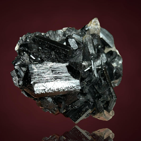 Schörl Turmalin/Schorl Tourmaline & Rauchquarz/Smoky quartz - Erongo, Namibia