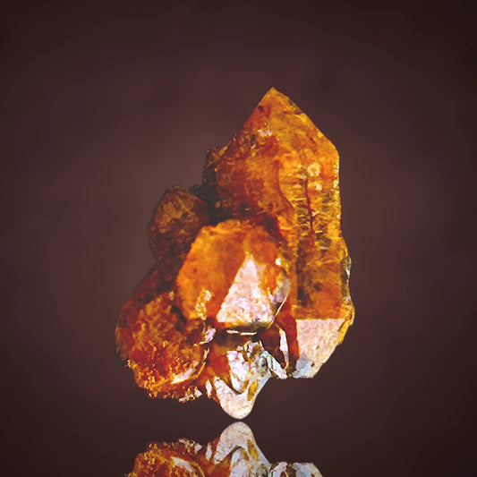 Quarz mit Pilzeinschlüssen