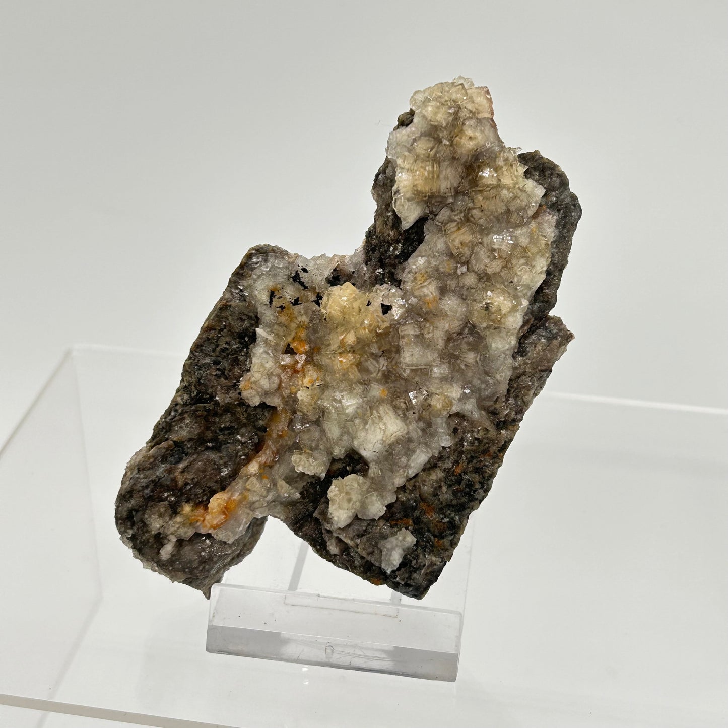 Fluorite - 3. Sohle, Lorenz Stehender, Ehrenfriedersdorf