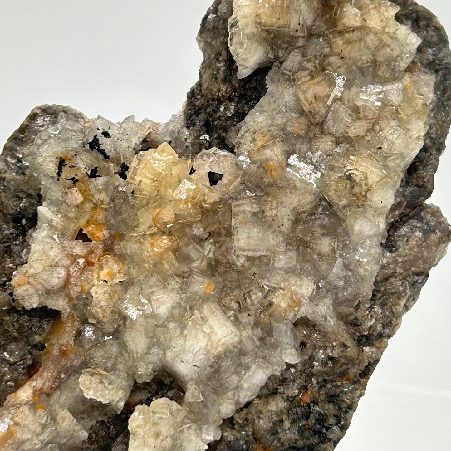 Fluorite - 3. Sohle, Lorenz Stehender, Ehrenfriedersdorf