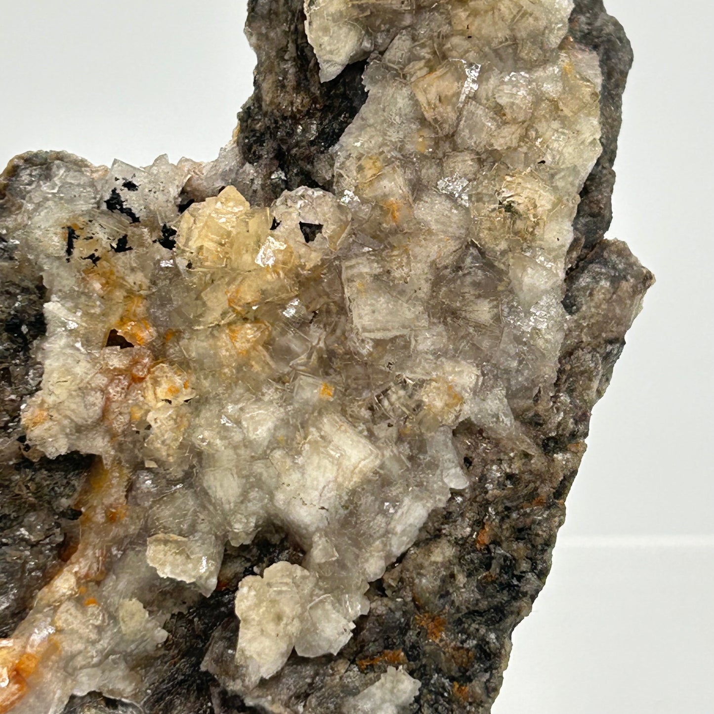 Fluorite - 3. Sohle, Lorenz Stehender, Ehrenfriedersdorf