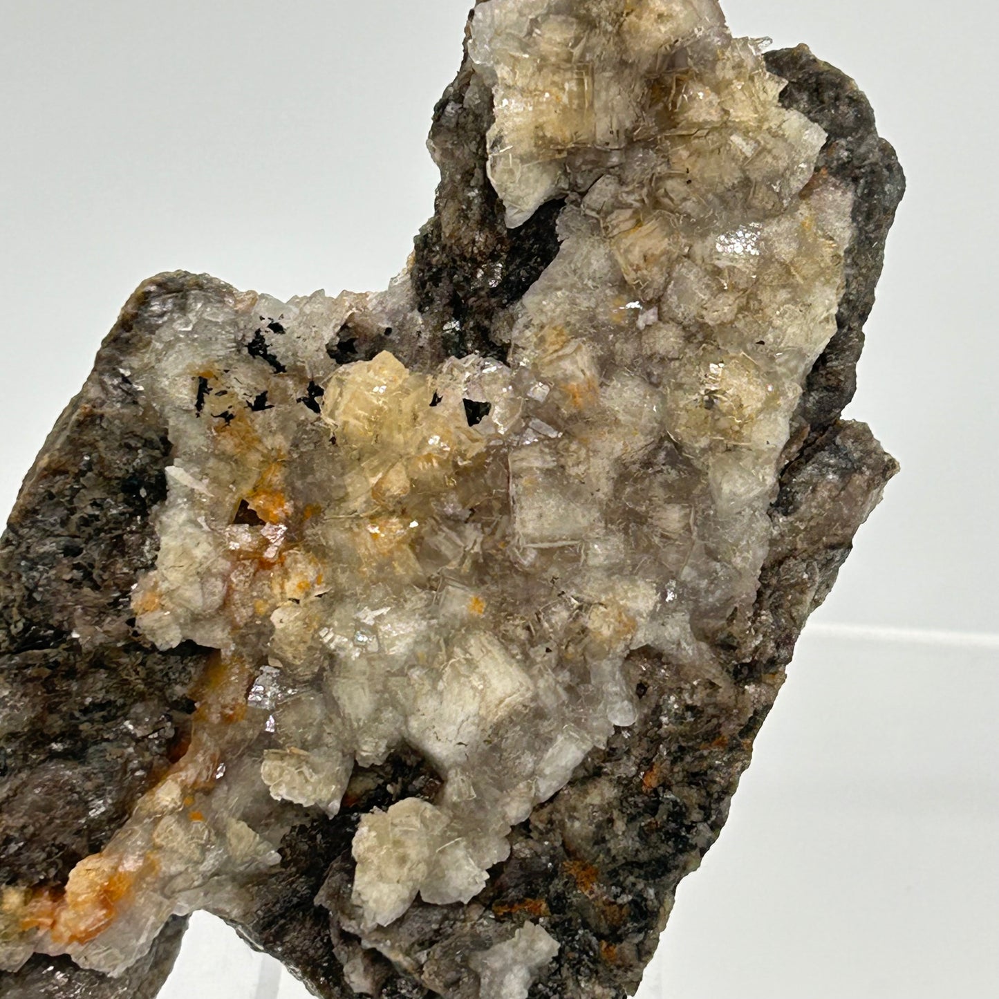 Fluorite - 3. Sohle, Lorenz Stehender, Ehrenfriedersdorf