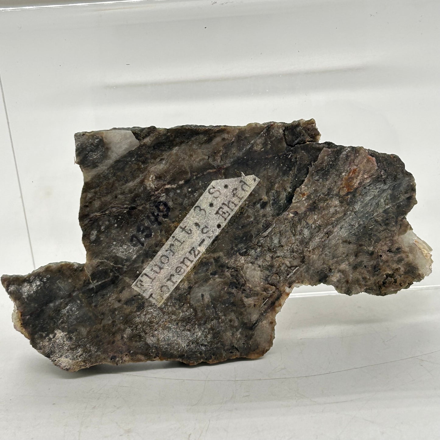 Fluorite - 3. Sohle, Lorenz Stehender, Ehrenfriedersdorf