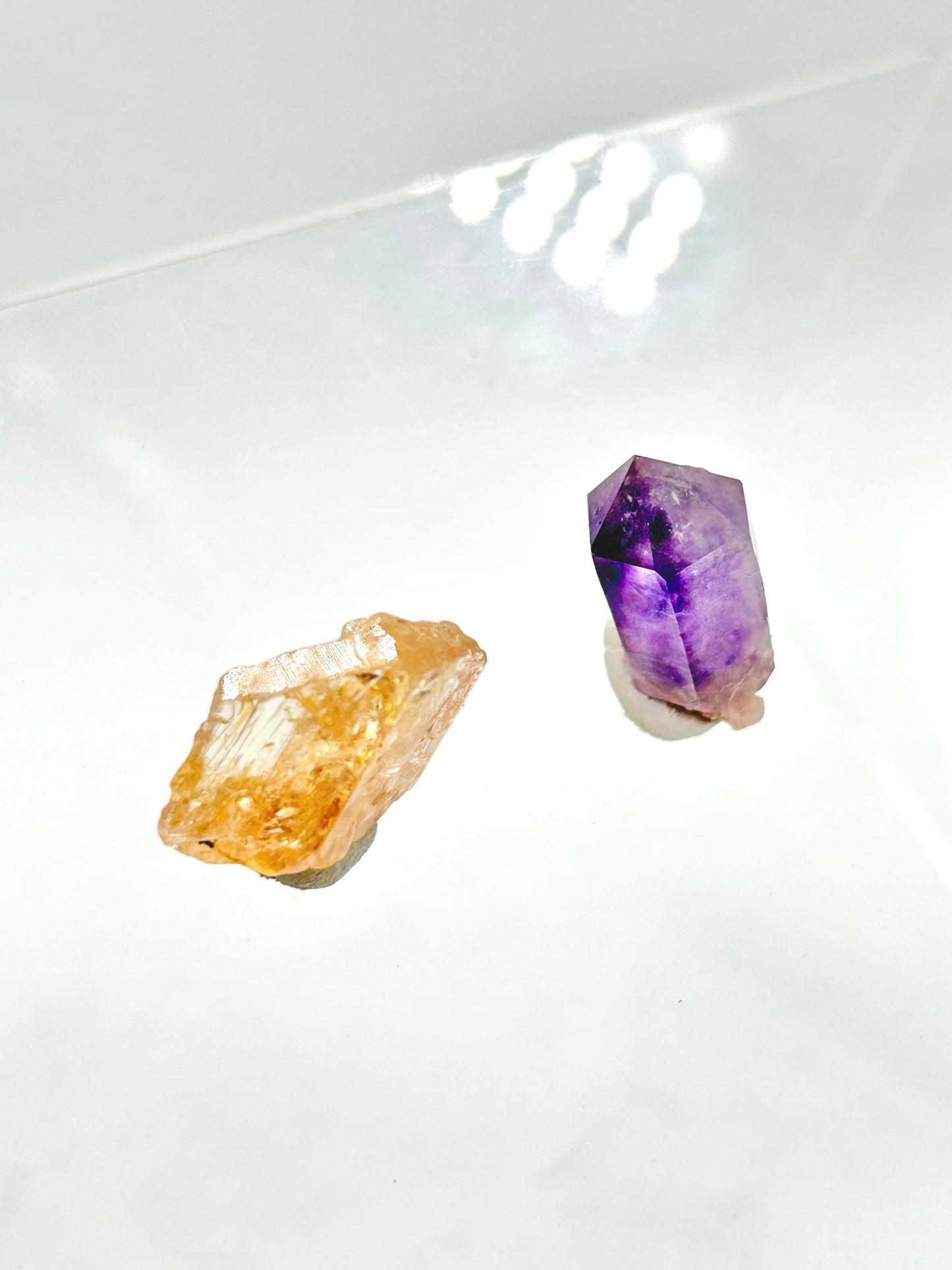Imperial Topaz, Amethyst - Zambia