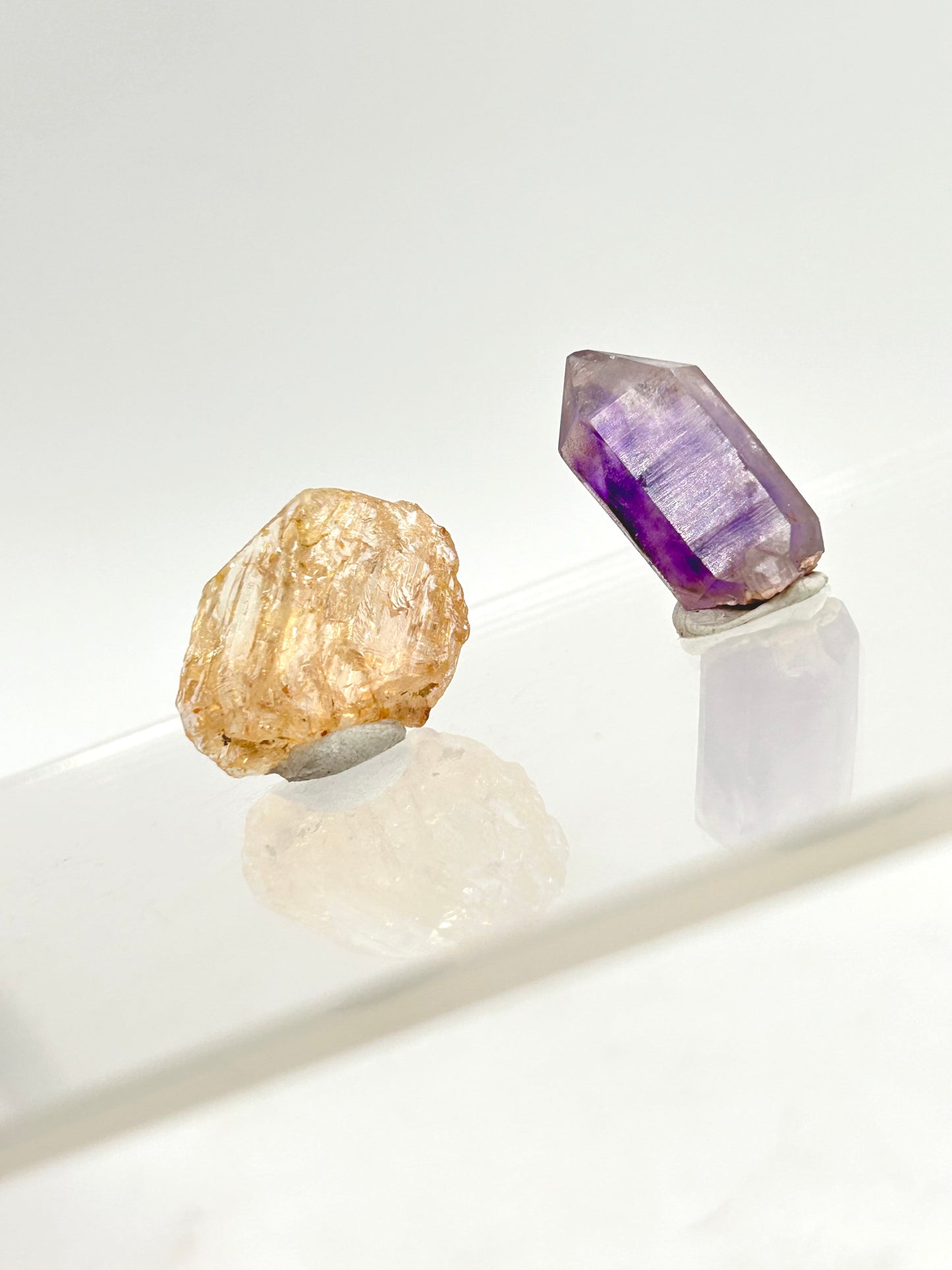 Imperial Topaz, Amethyst - Zambia