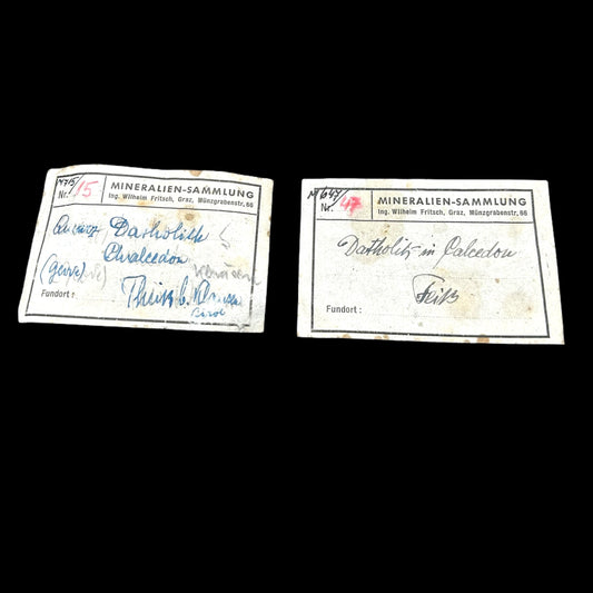 Historischer/historical Datolith in Chalcedon/y - Tirol, Italien