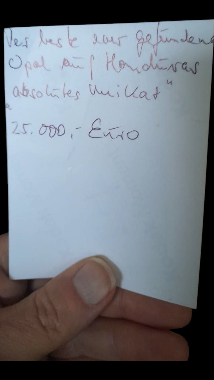 Black Opal - Honduras