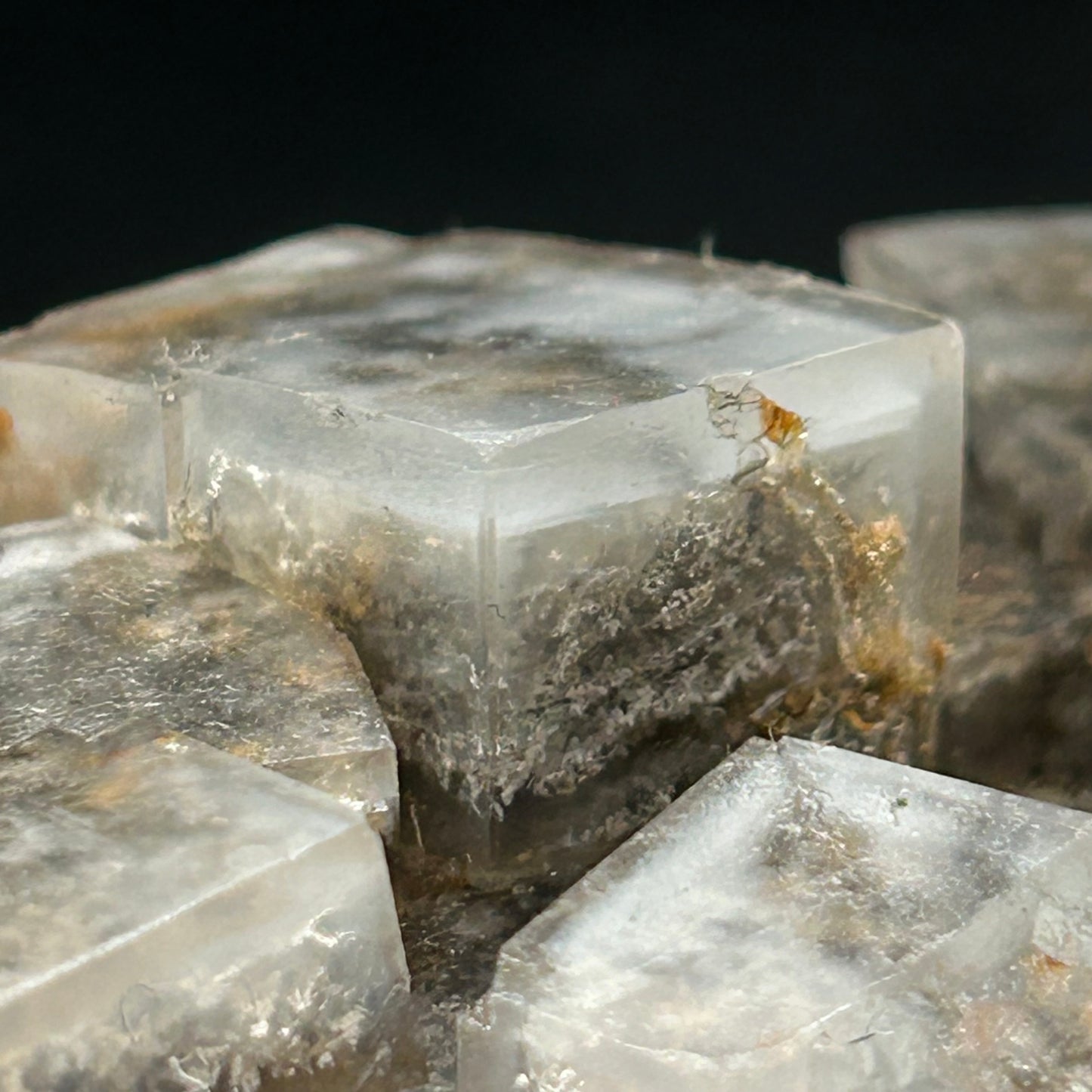 Halite from Bleicherode, Thuringia, Germany