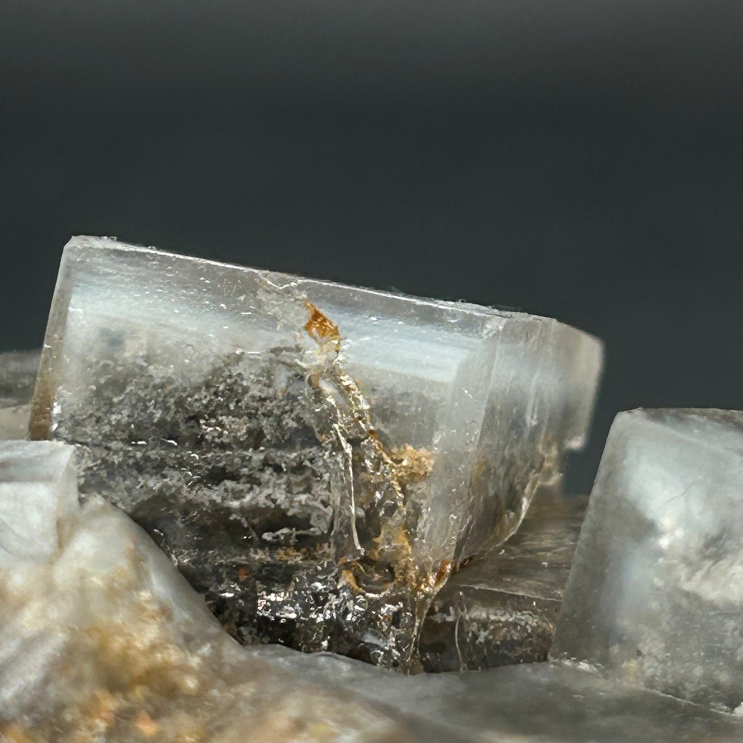 Halite from Bleicherode, Thuringia, Germany