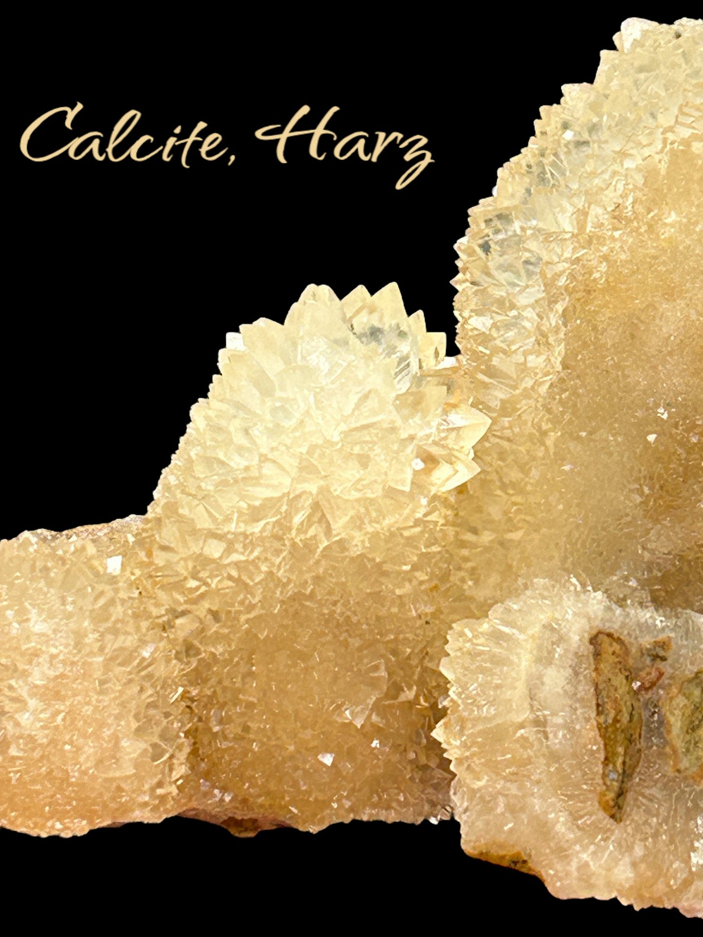 Calcite on matrix rock - Iberg, Bad Grund, Hartz mts.