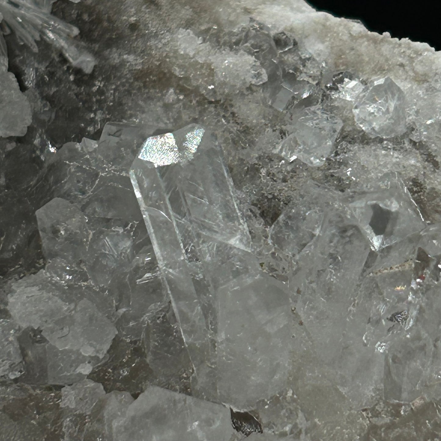 Gemmy Anhydrite, Hydroboracite - Niedersachswerfen π©πͺ