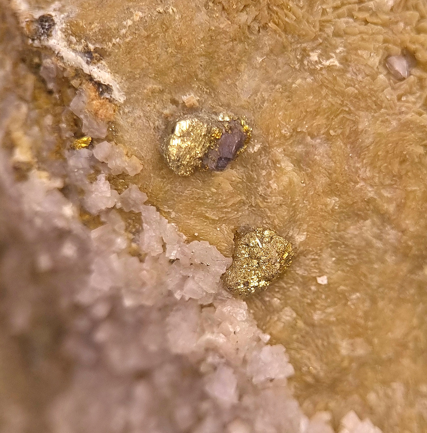 Galenit/e, Chalkopyrit/Chalcopyrite & Dolomit/e - Bad Grund, Harz Mts