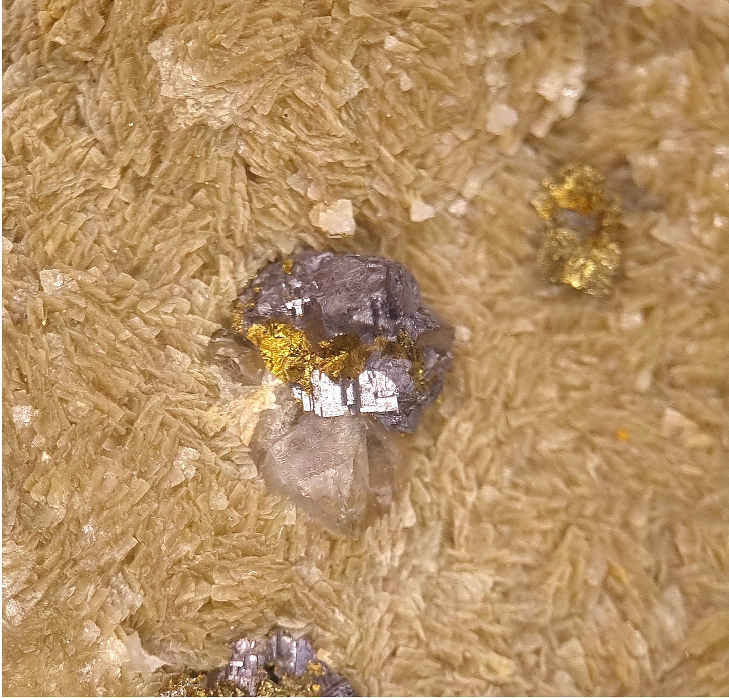 Galenit/e, Chalkopyrit/Chalcopyrite & Dolomit/e - Bad Grund, Harz Mts