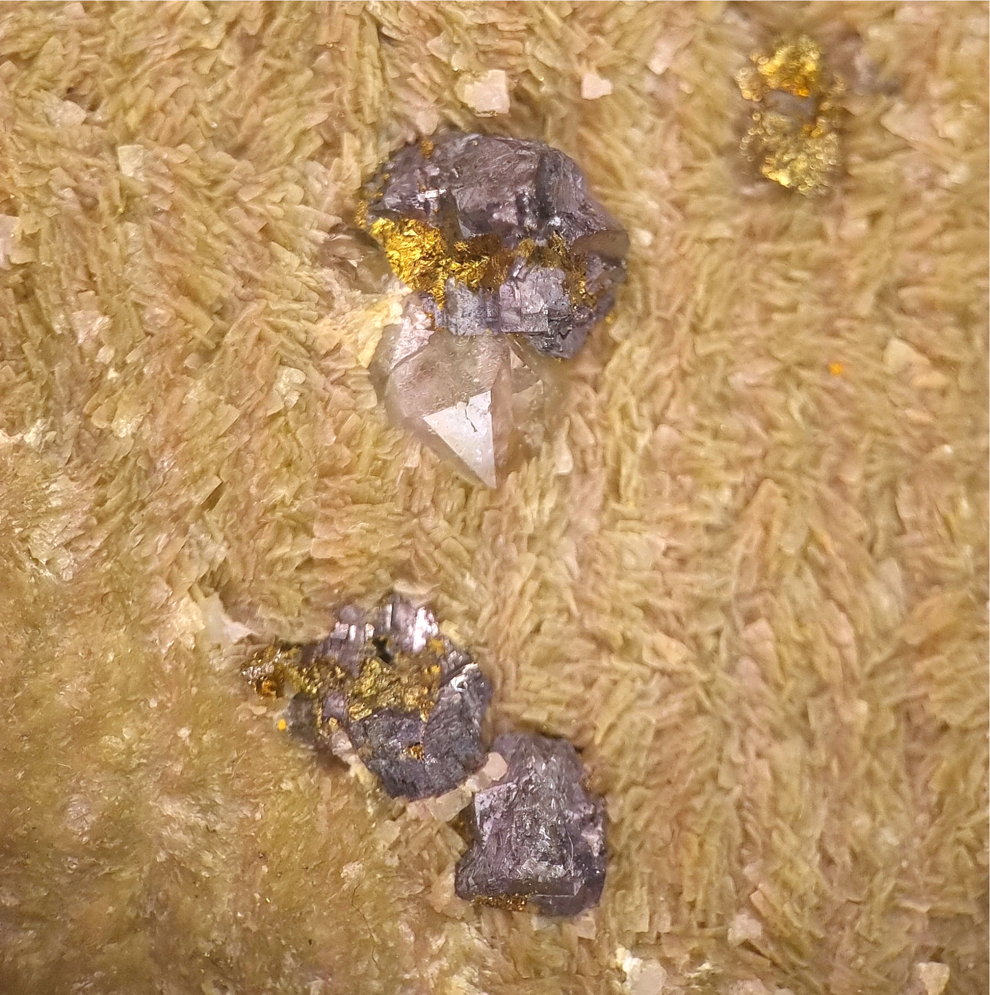 Galenit/e, Chalkopyrit/Chalcopyrite & Dolomit/e - Bad Grund, Harz Mts
