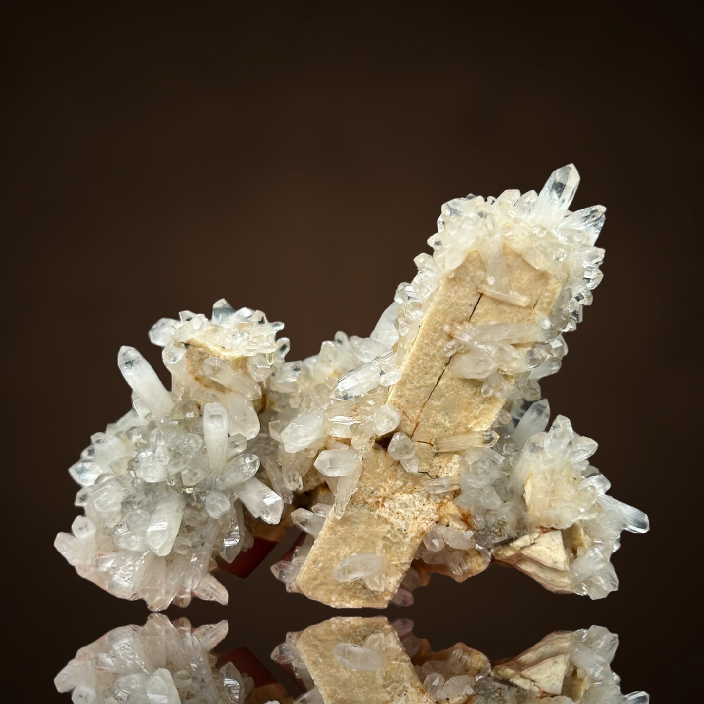 Quartz on Orthoclase - Erongo, Namibia