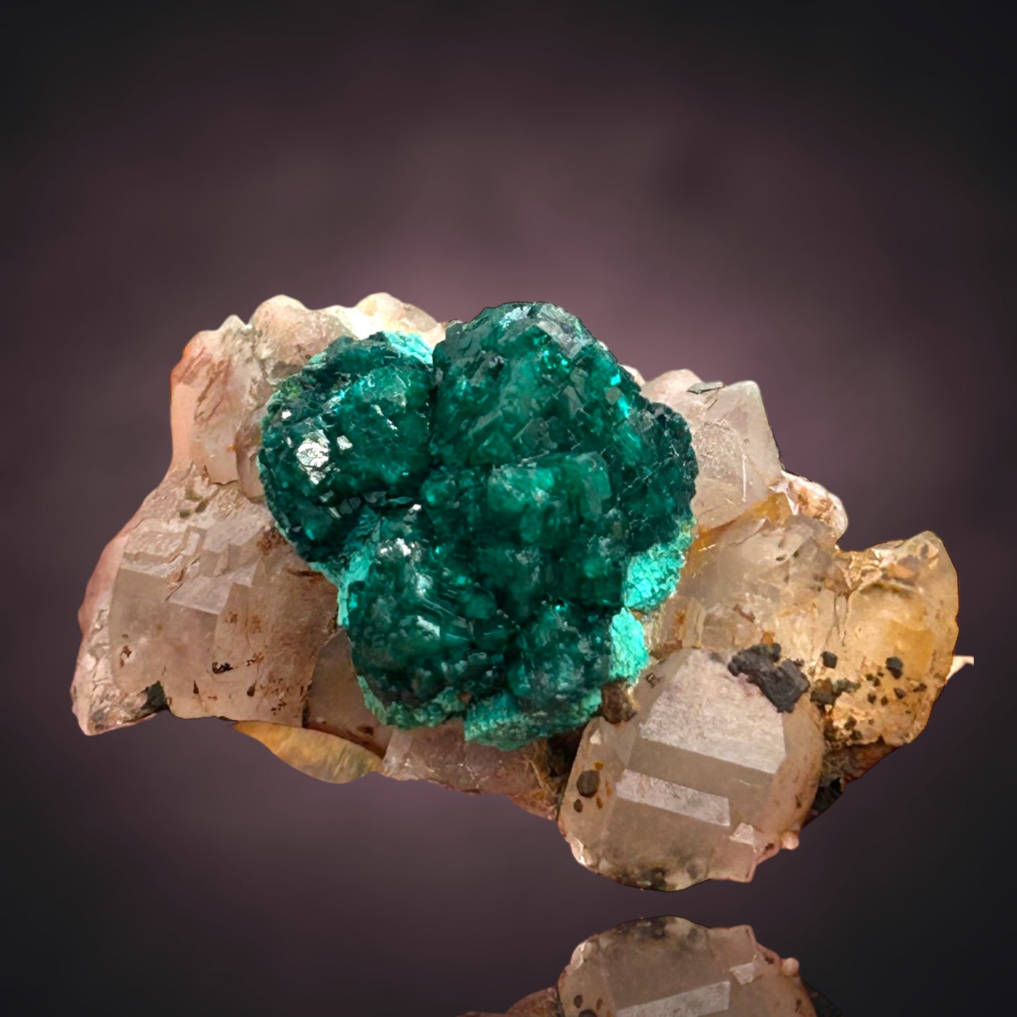 Dioptas/e & Quartz - Kaokoveld, Namibia