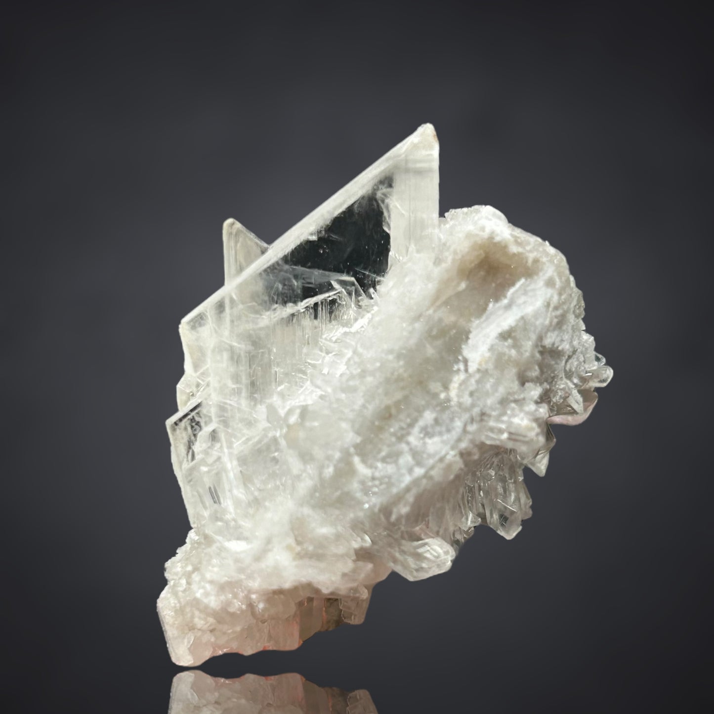 Gips/Gypsum auf/on Anhydrit/e - Kohnstein Quarry, Germany