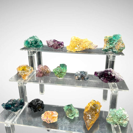 15 x Fluorite - Okorusu, Namibia