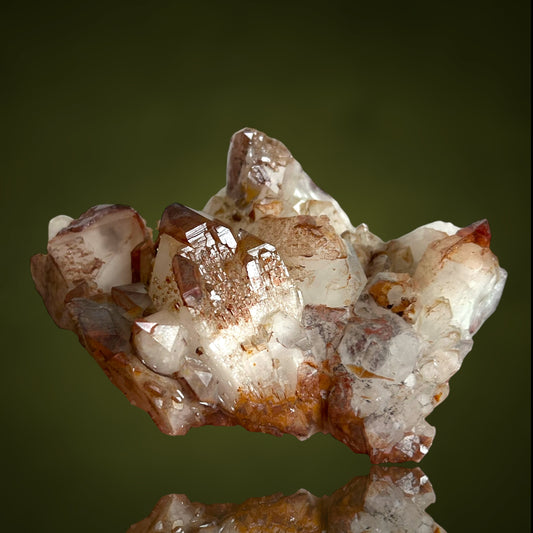 Quartz with Hematite Phantoms - Orange River, RSA