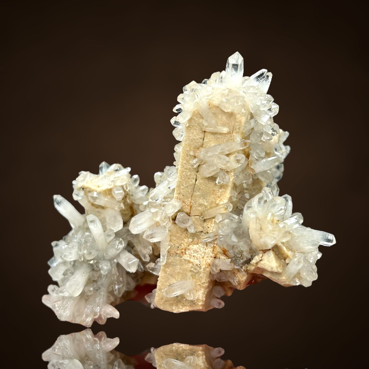 Quartz on Orthoclase - Erongo, Namibia