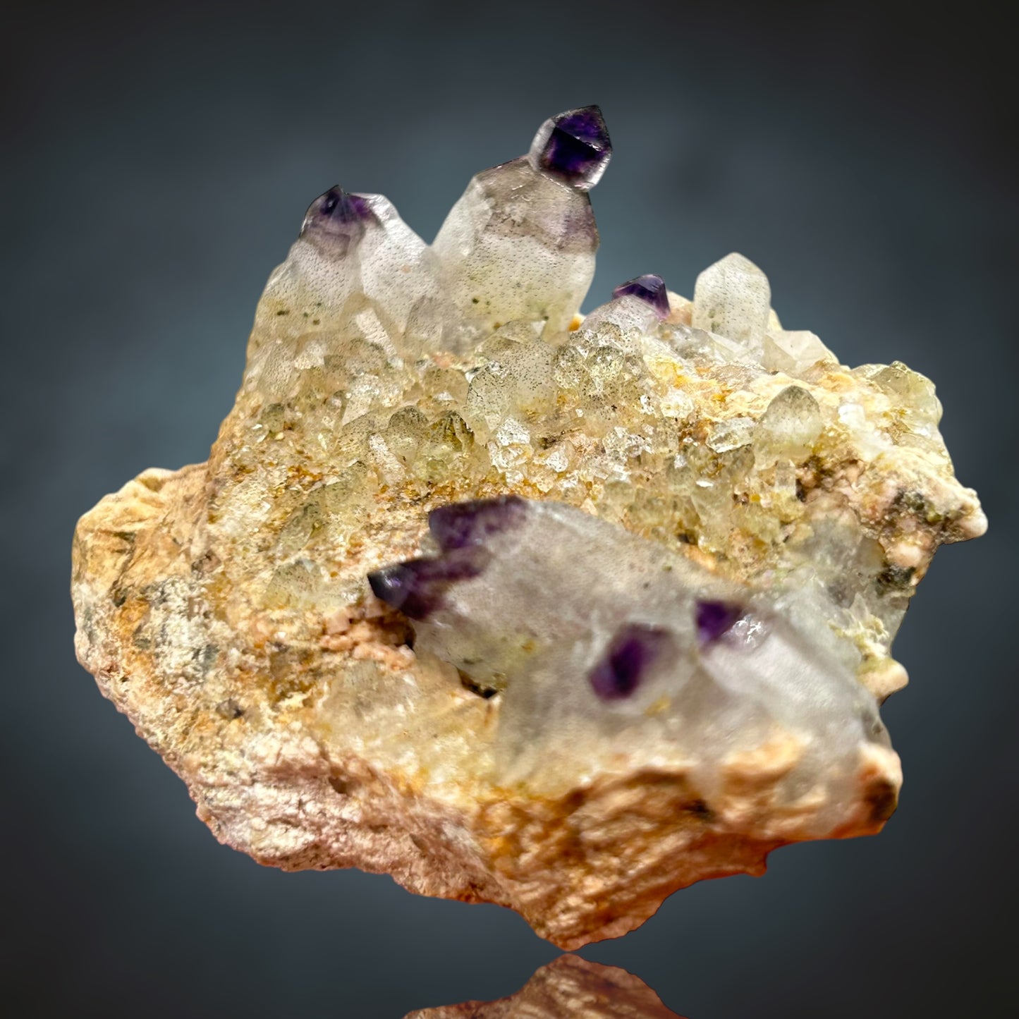 Amethyst reverse scepter - Brandberg area, Namibia