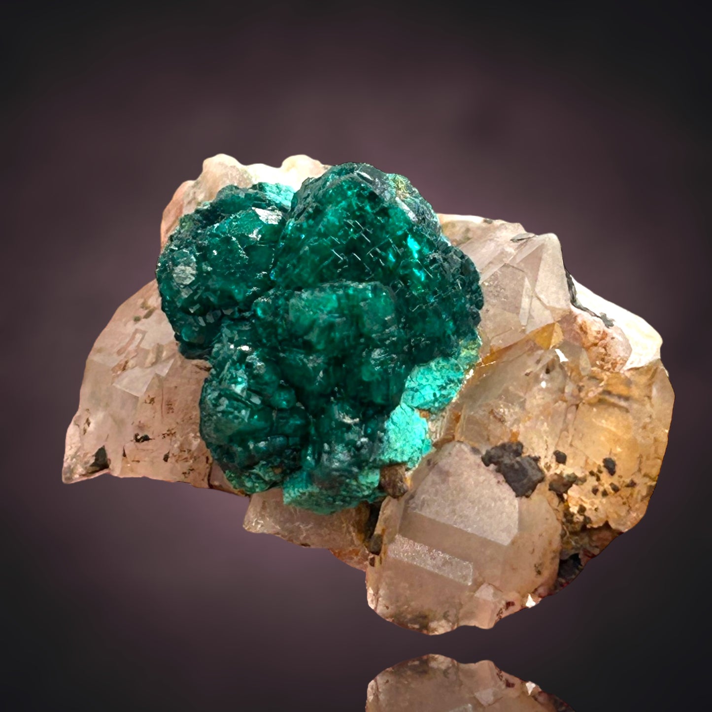 Dioptas/e & Quartz - Kaokoveld, Namibia