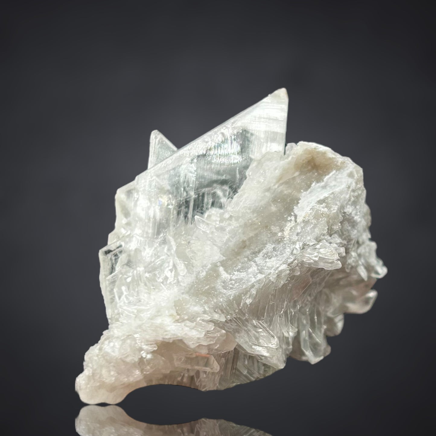 Gips/Gypsum auf/on Anhydrit/e - Kohnstein Quarry, Germany