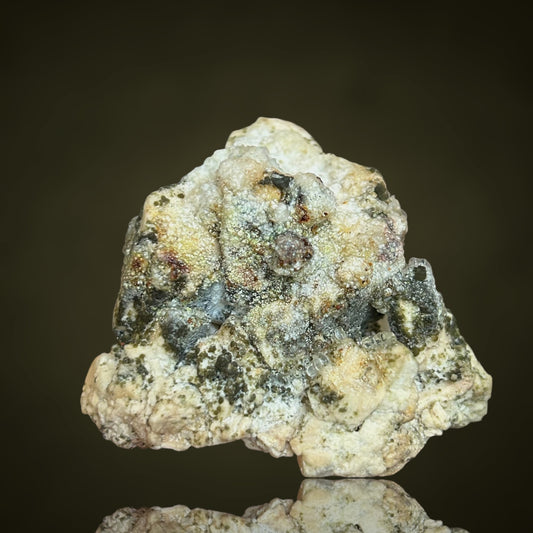 Hyalit/e, Sphaerosiderit/e, Orthoclas/e - Erongo, Namibia