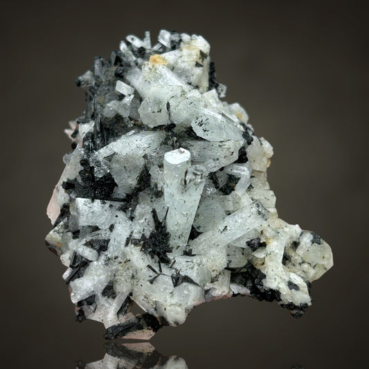 Aquamarin/e & Schorl cluster - Erongo, Namibia