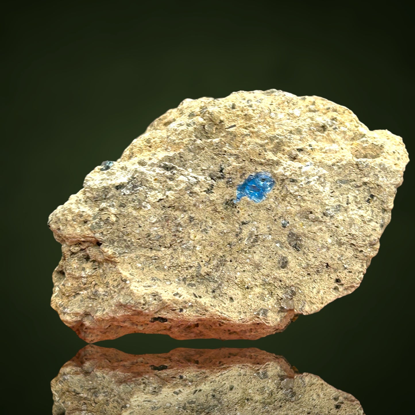 Hauyn/e in volcanic matrix - Eifel, Germany