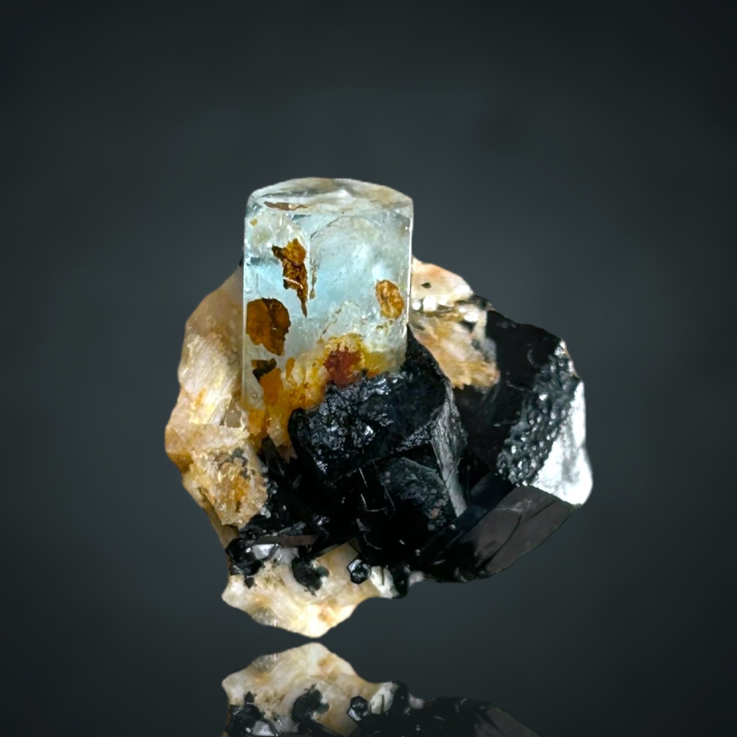 Aquamarin/e, Schorl Turmaline - Erongo, Namibia