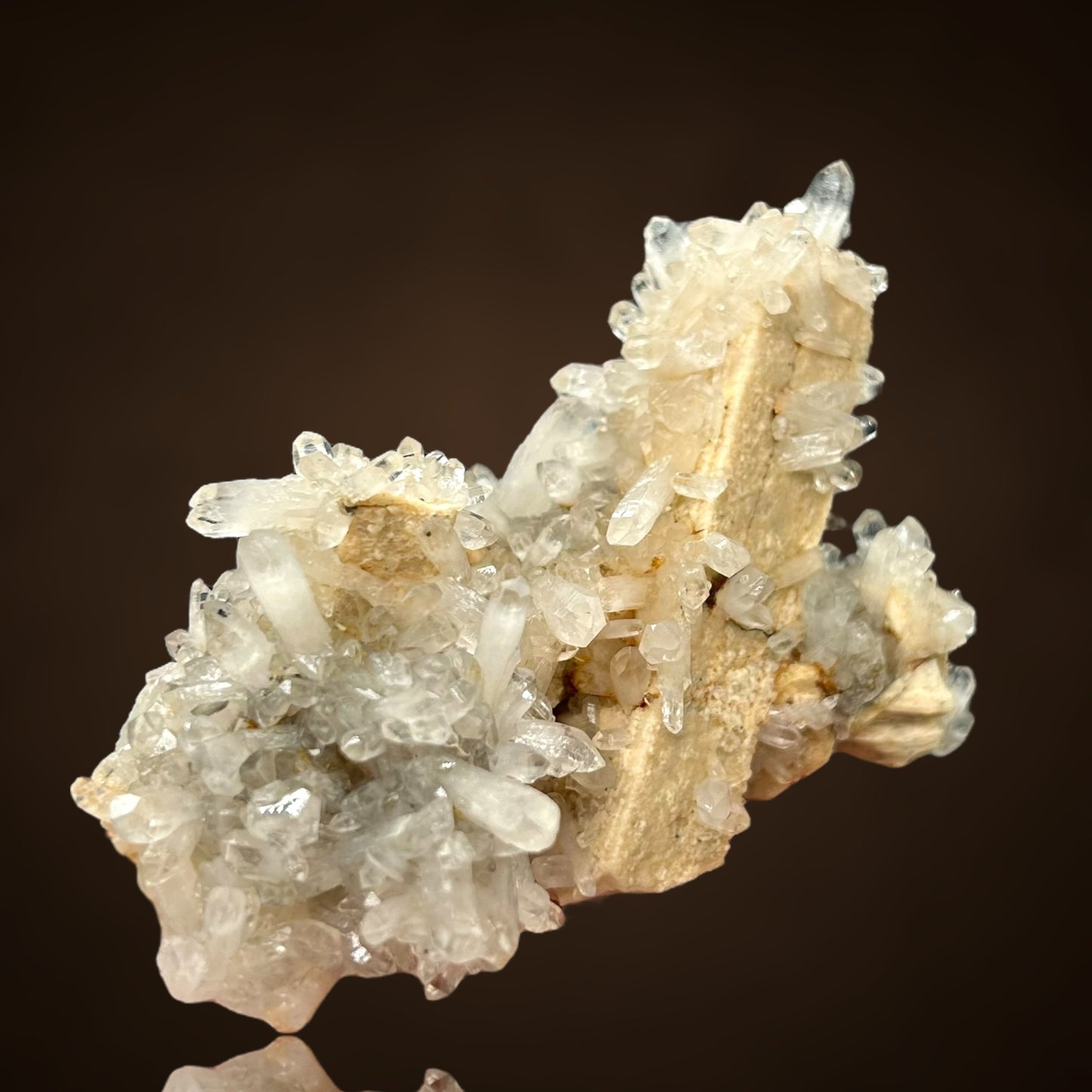 Quartz on Orthoclase - Erongo, Namibia
