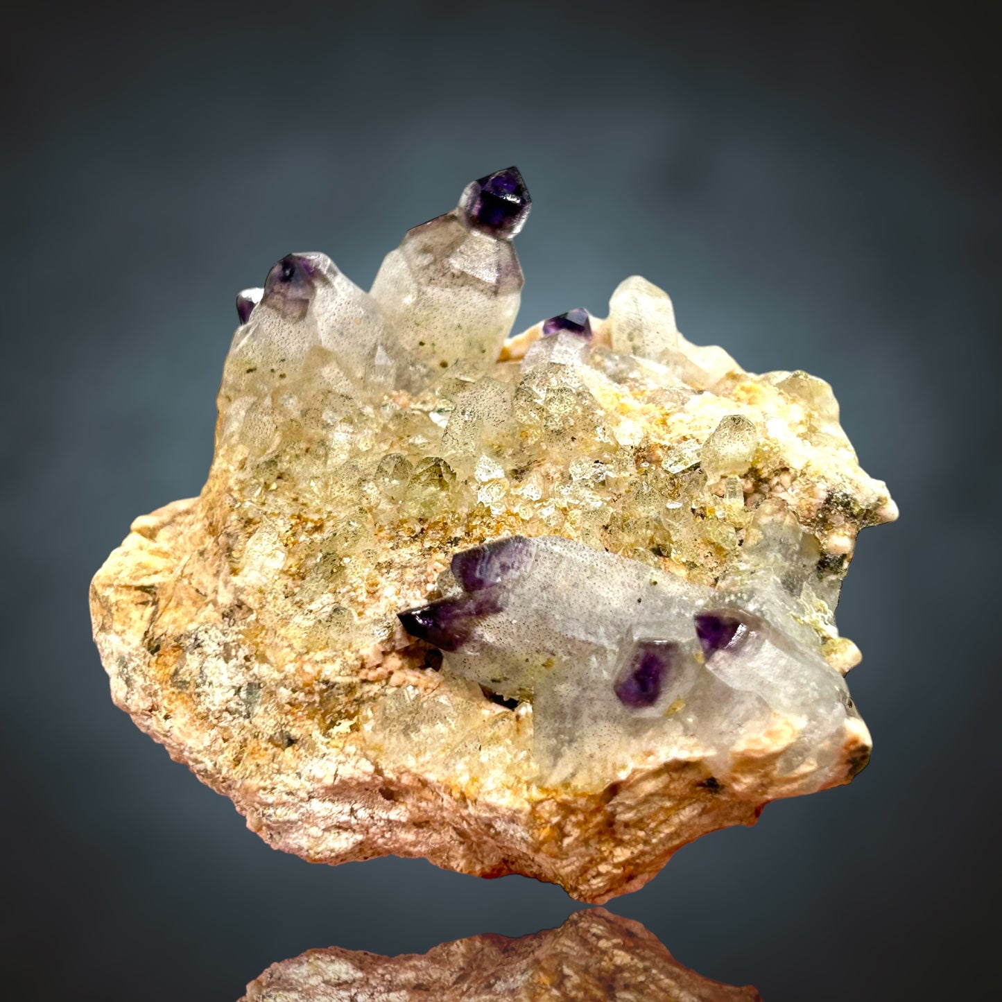 Amethyst reverse scepter - Brandberg area, Namibia