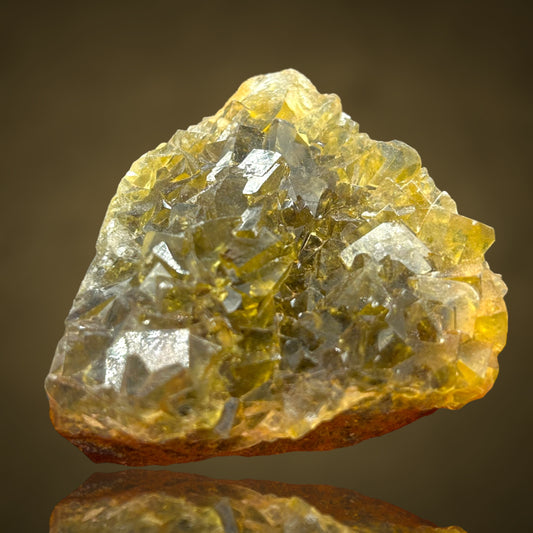 3 x Okorusu Fluorite - yellow/green/lila