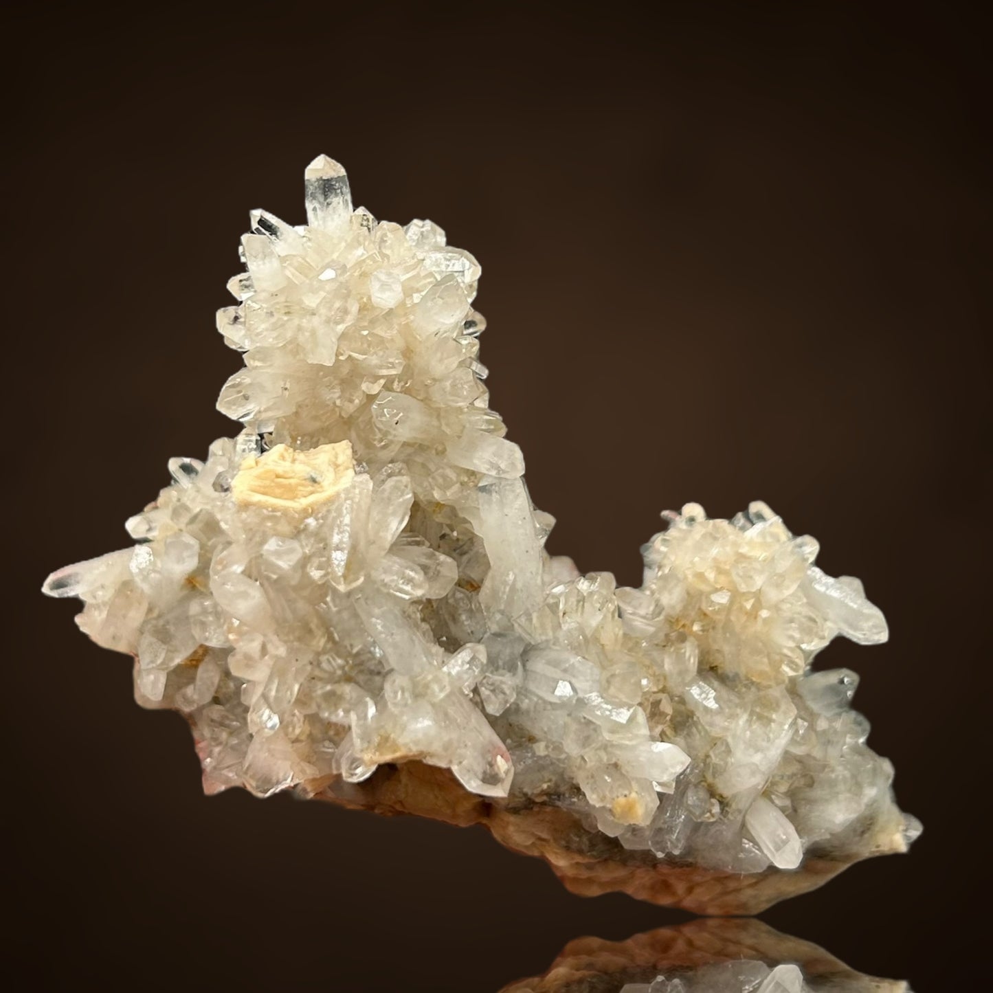 Quartz on Orthoclase - Erongo, Namibia