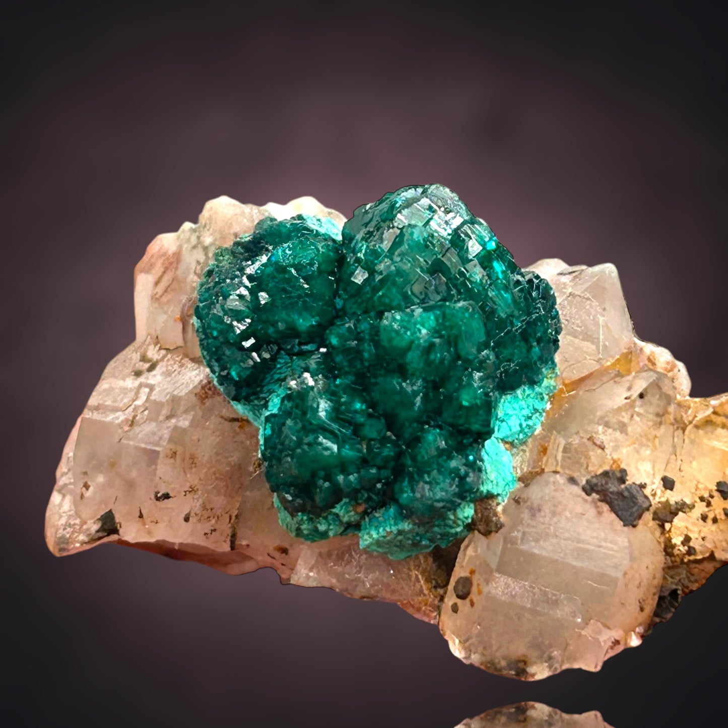Dioptas/e & Quartz - Kaokoveld, Namibia