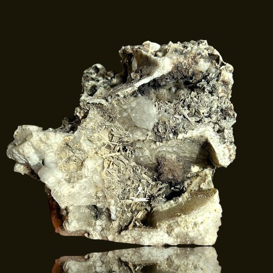 Cerussit/e xx & Malachit/e - Grube Glücksrad, Harz mts.