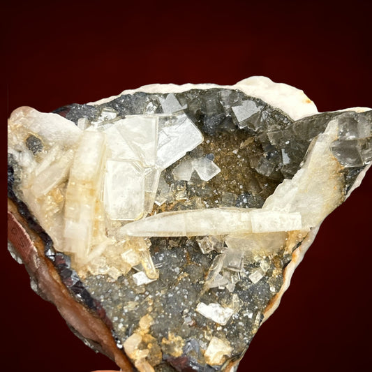 Fluorit/e xx, Baryt/e - Freiberg, Erzgebirge, Germany