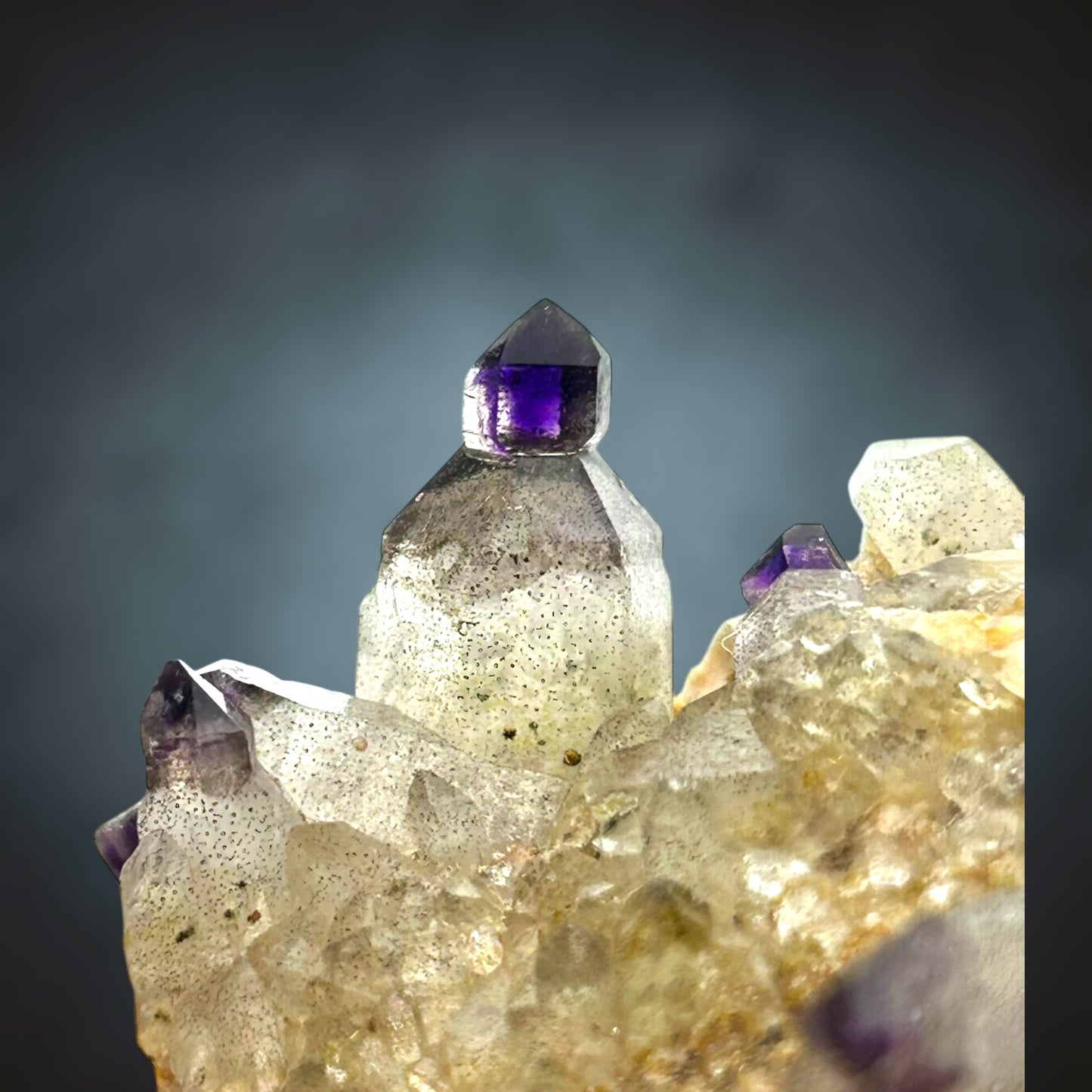 Amethyst reverse scepter - Brandberg area, Namibia
