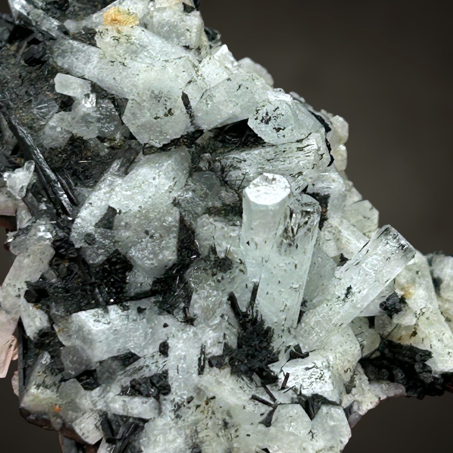 Aquamarin/e & Schorl cluster - Erongo, Namibia