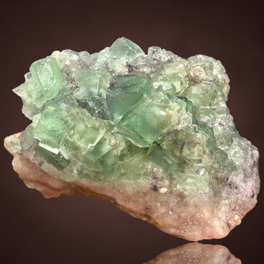 3 x Okorusu Fluorite - yellow/green/lila