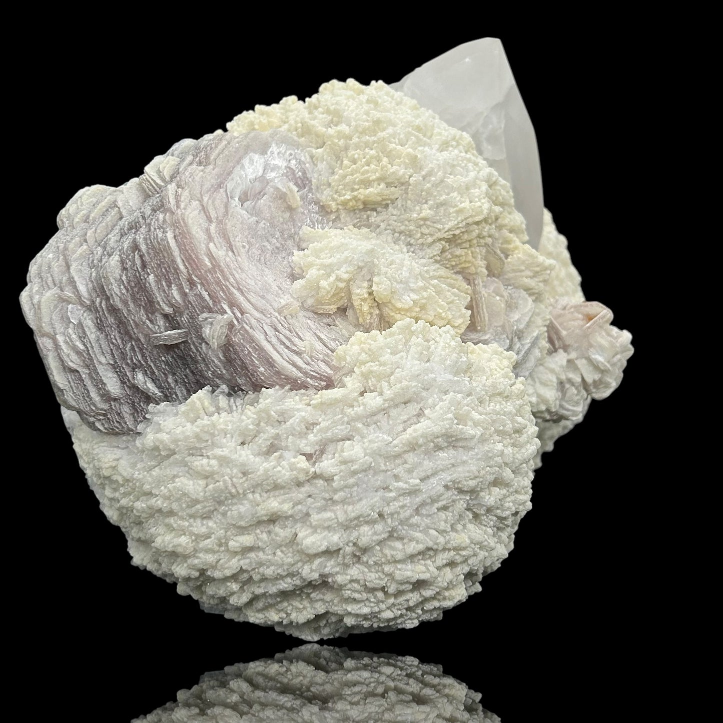 Fluornatromicrolit/e, Lepidolit/e, Quarz - Shigar Valley, Pakistan