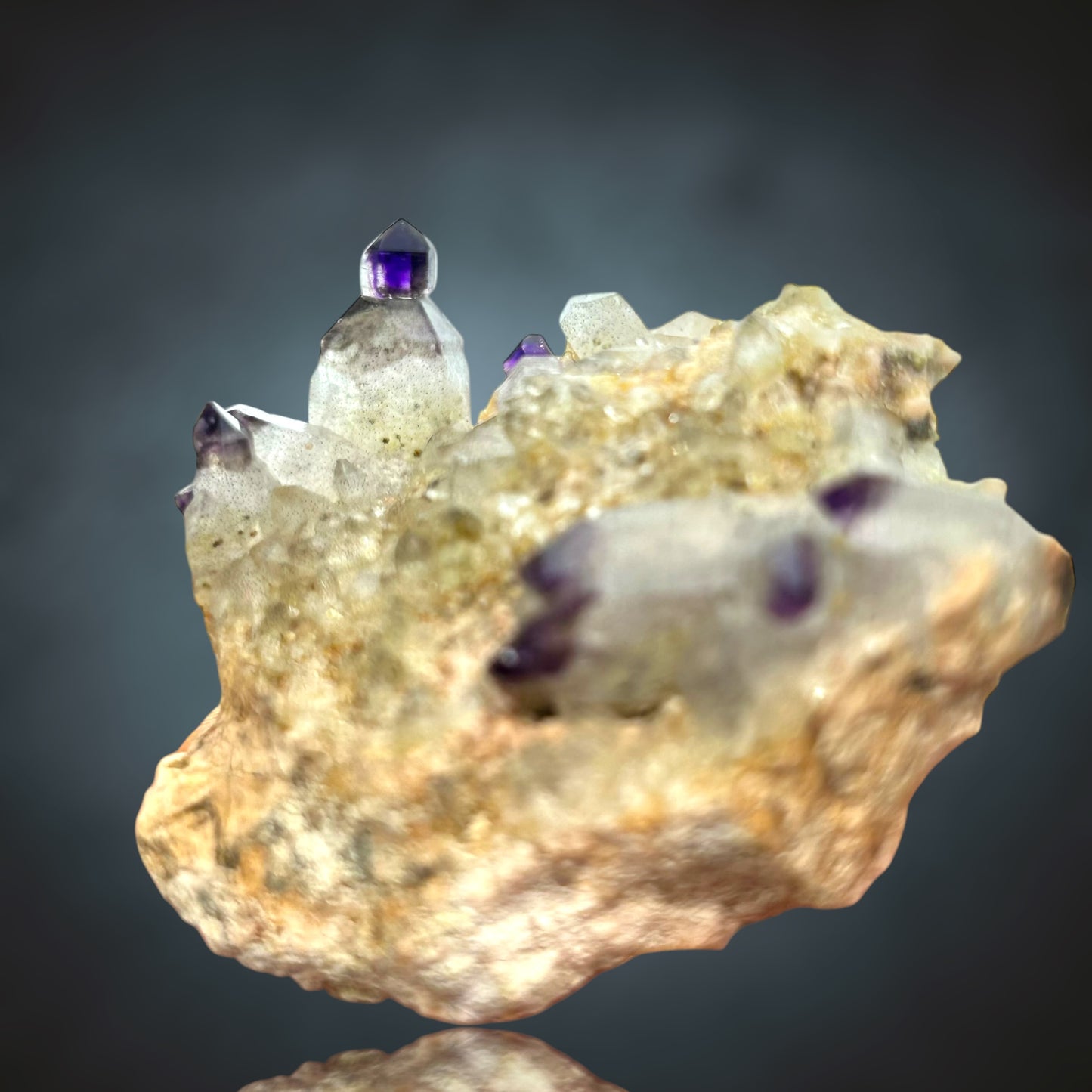 Amethyst reverse scepter - Brandberg area, Namibia